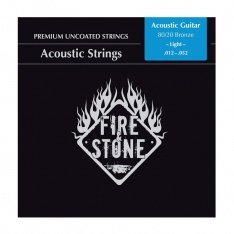 Струни для акустичної гітари Fire&Stone 80/20 Bronze, 12-52