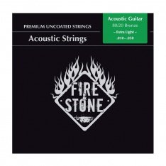 Струни для акустичної гітари Fire&Stone 80/20 Bronze, 10-50