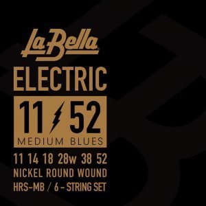 Струни для електрогітари La Bella Nickel Round Wound HRS-MB, 11-52