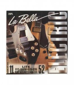 Струни для електрогітари La Bella Jazz Flats 20PL, 11-50
