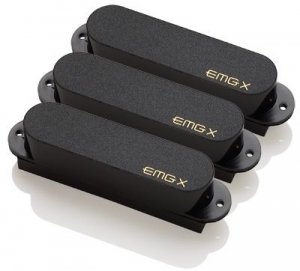 Звукознімачі для електрогітари EMG SLVX Set Black (AlNiCo 5, активні)