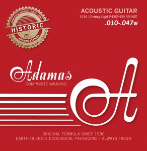 Струни для акустичної гітари Adamas Phosphor Bronze 1717, 10-47w