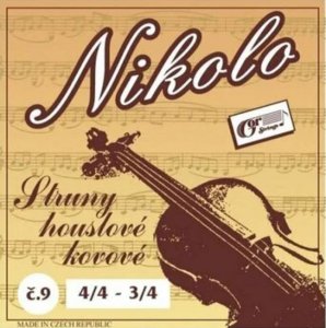Струни для скрипки GorStrings Nikolo № 9 Violin Strings Metal 4/4-3/4