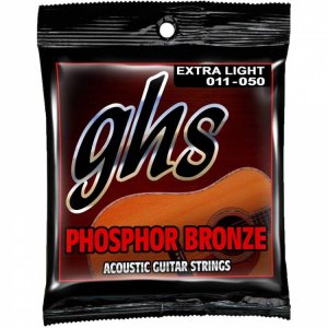 Струни для акустичної гітари GHS Phosphor Bronze S315, 11-50