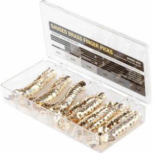 Набір медіаторів Dunlop 3070 Brass Fingerpick Cabinet (120 шт.)